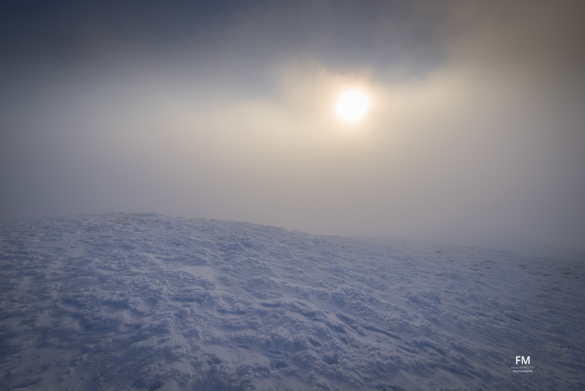 Entre brume et neige