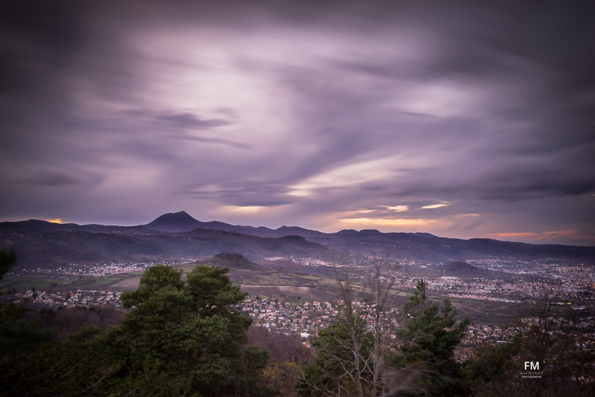 Sunset Ceyrat Beaumont puy de Dôme